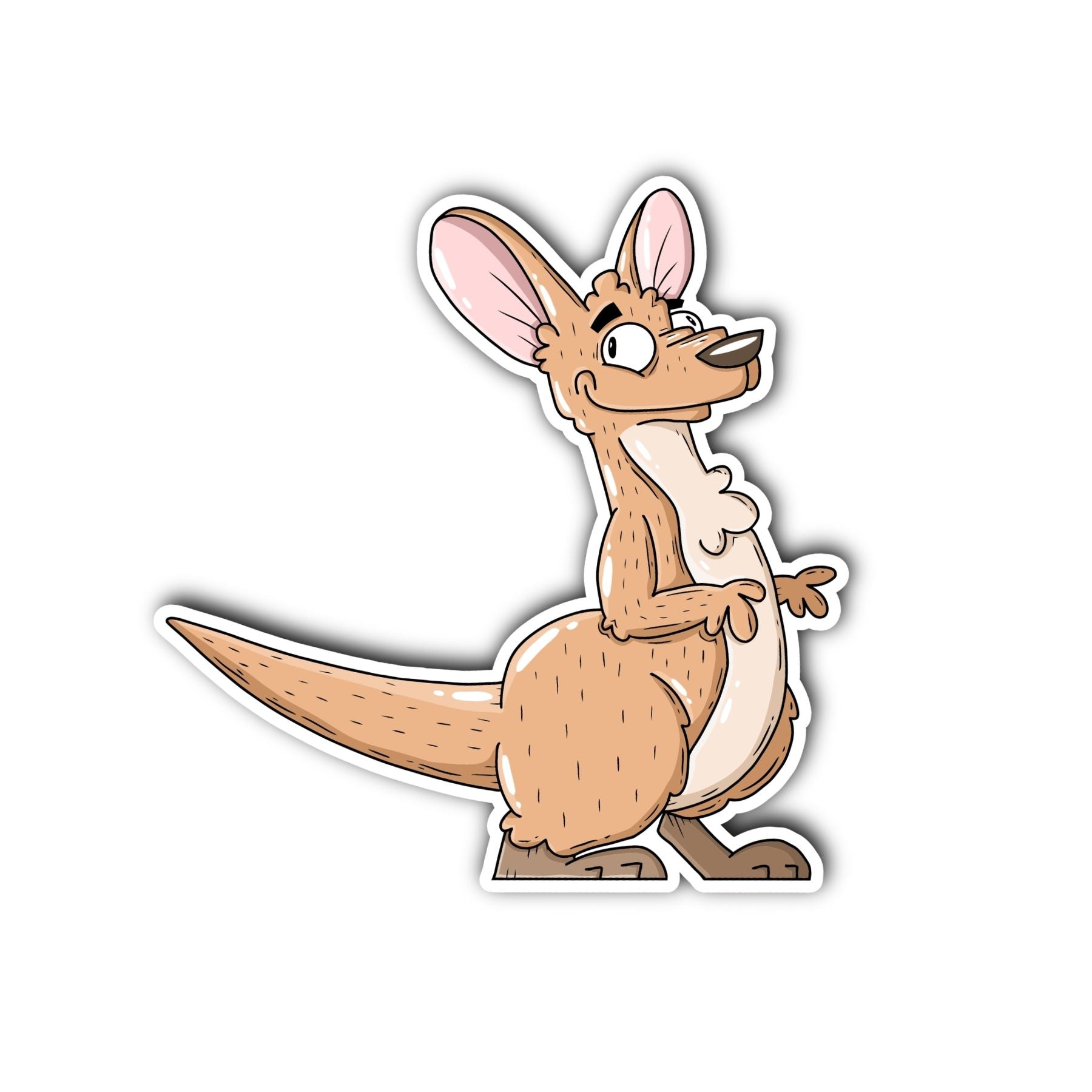 Wallaby Sticker - Mike Bennett Studios