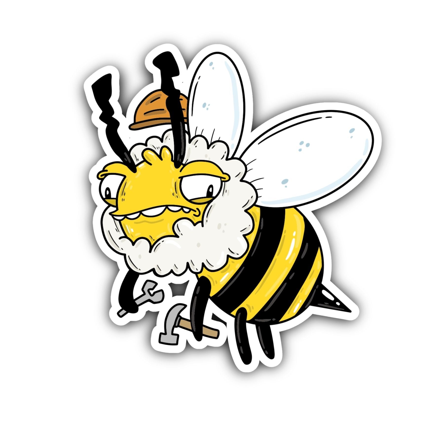 Worker Bee Sticker - Mike Bennett Studios