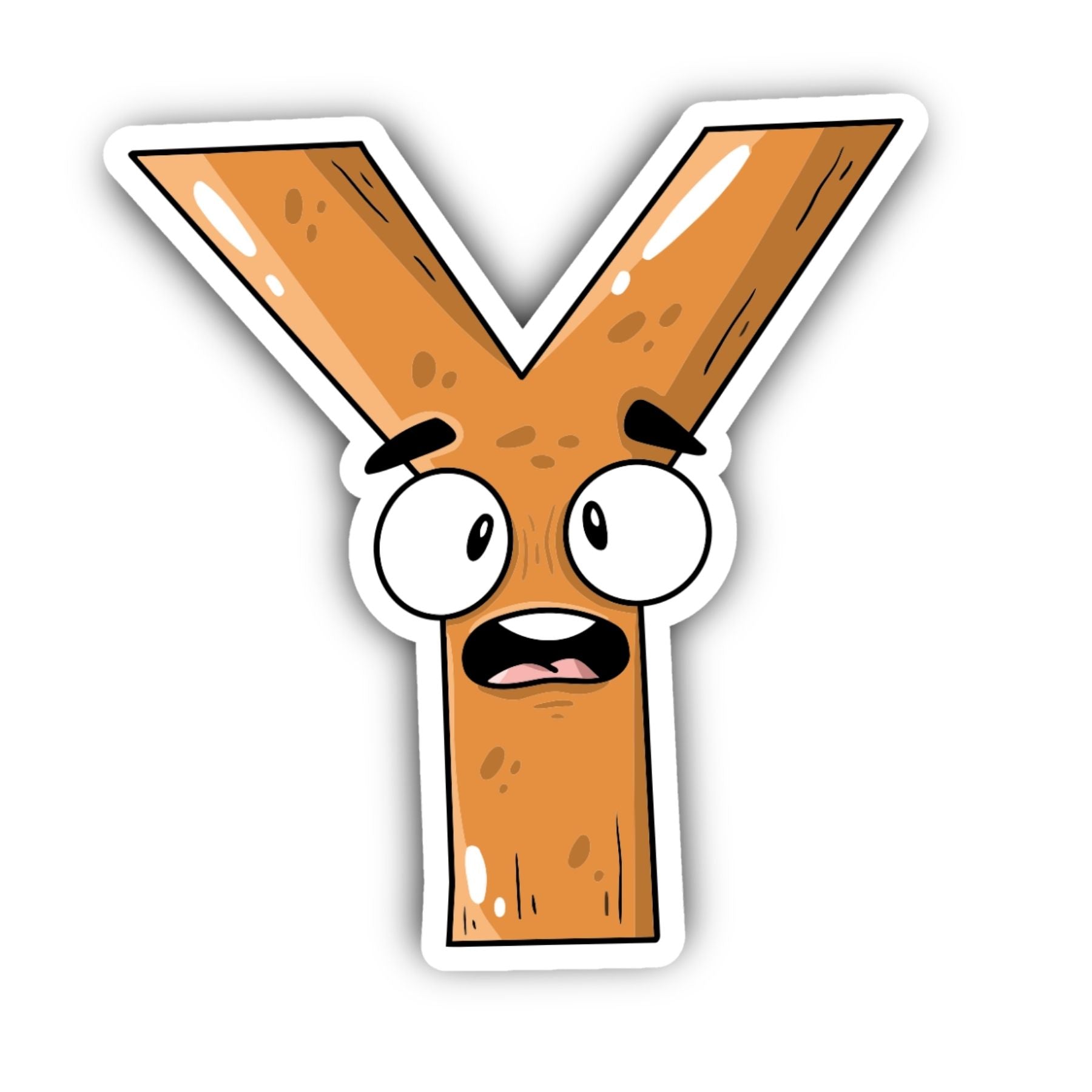 Y Letter Sticker - Mike Bennett Studios