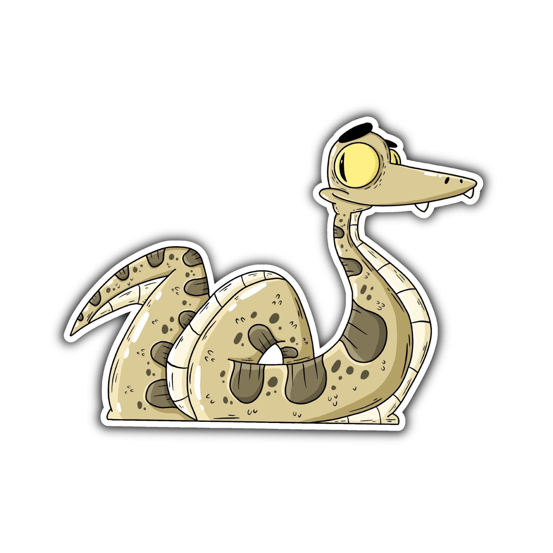 Yarara Snake Sticker - Mike Bennett Studios