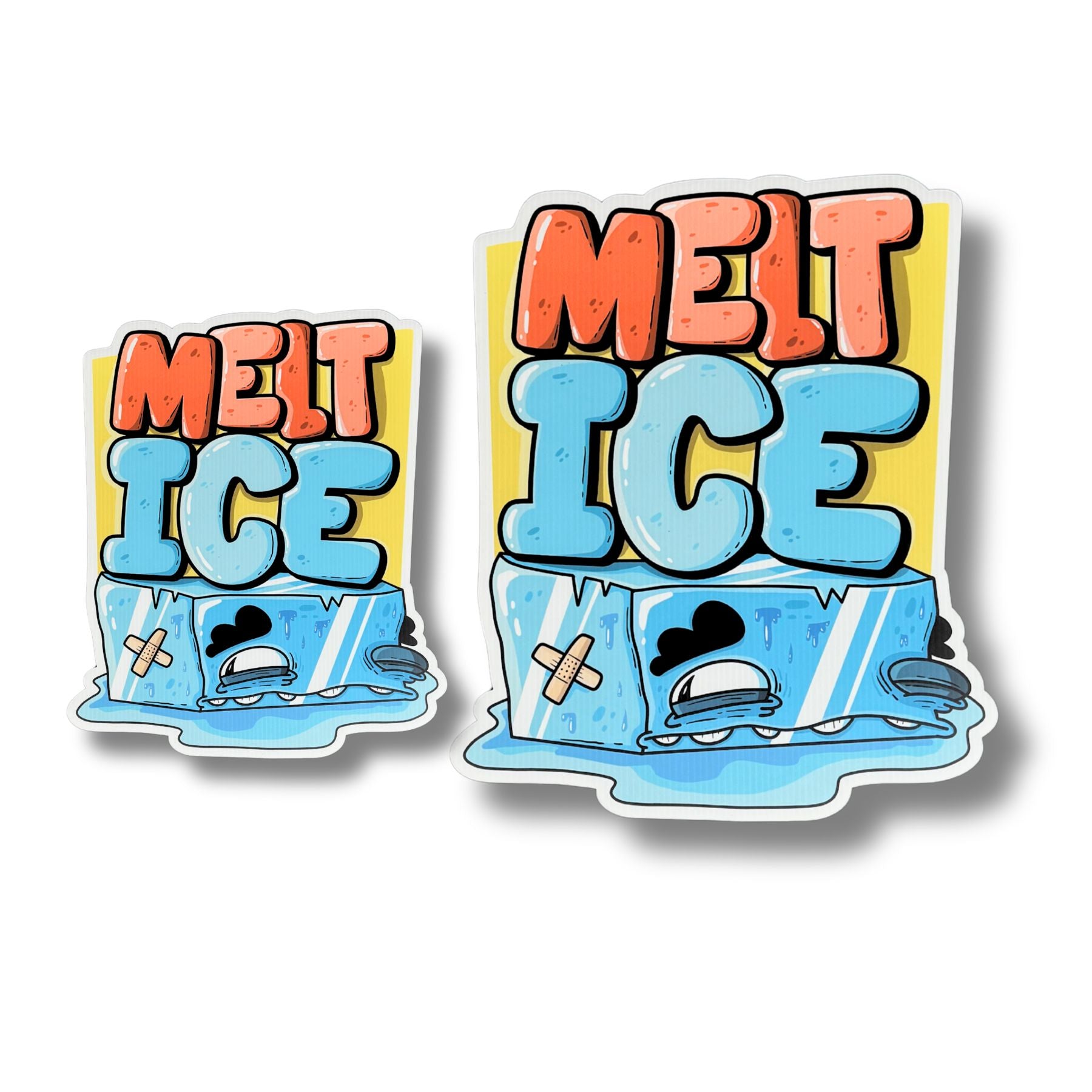 Melt ICE Yard Sign - Mike Bennett Studios