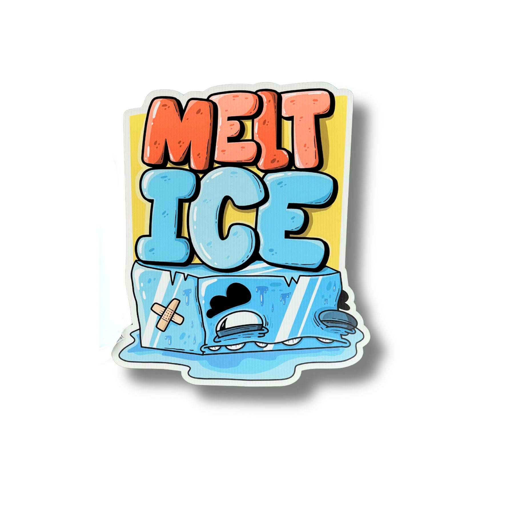Melt ICE Yard Sign - Mike Bennett Studios