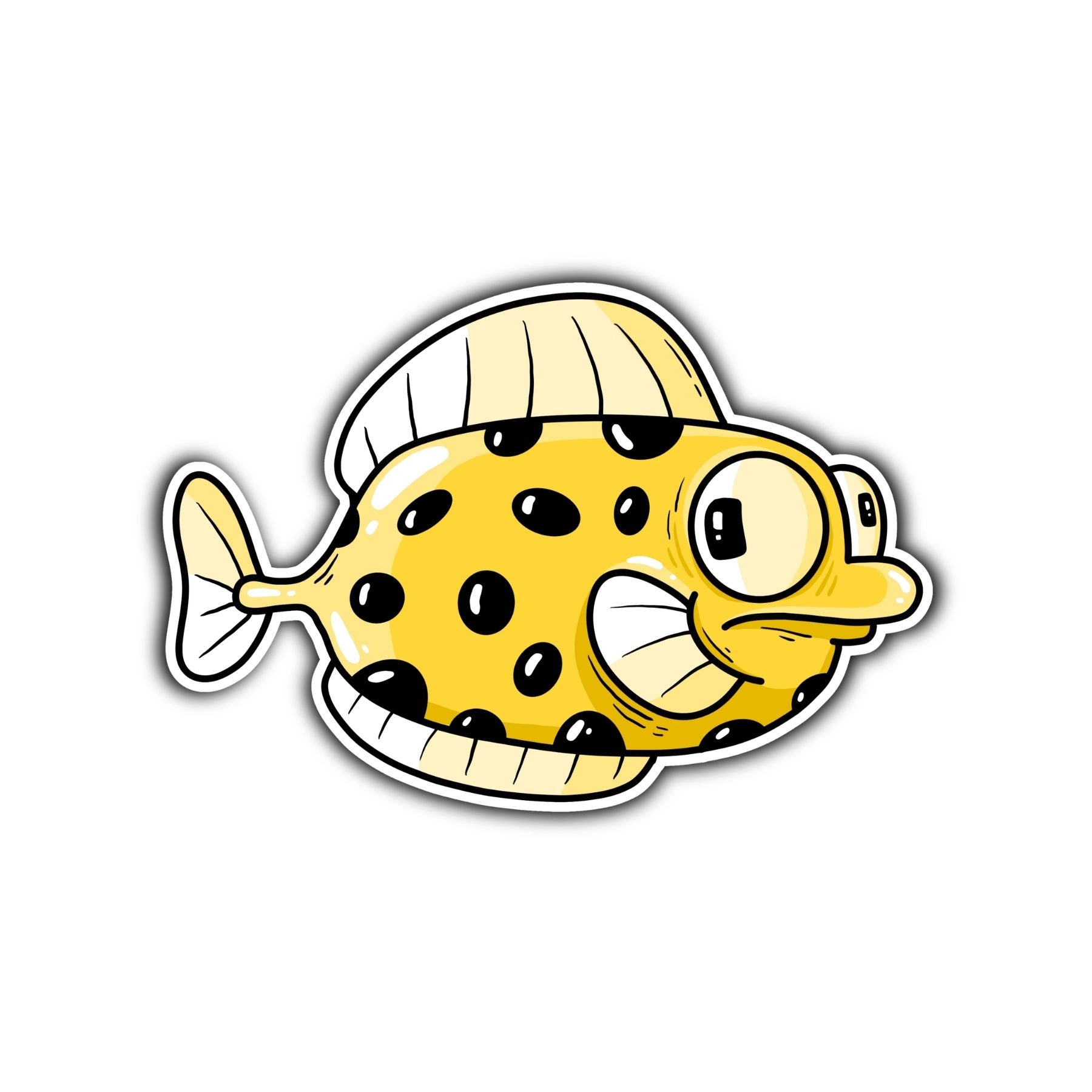 Yellow Boxfish Sticker - primary