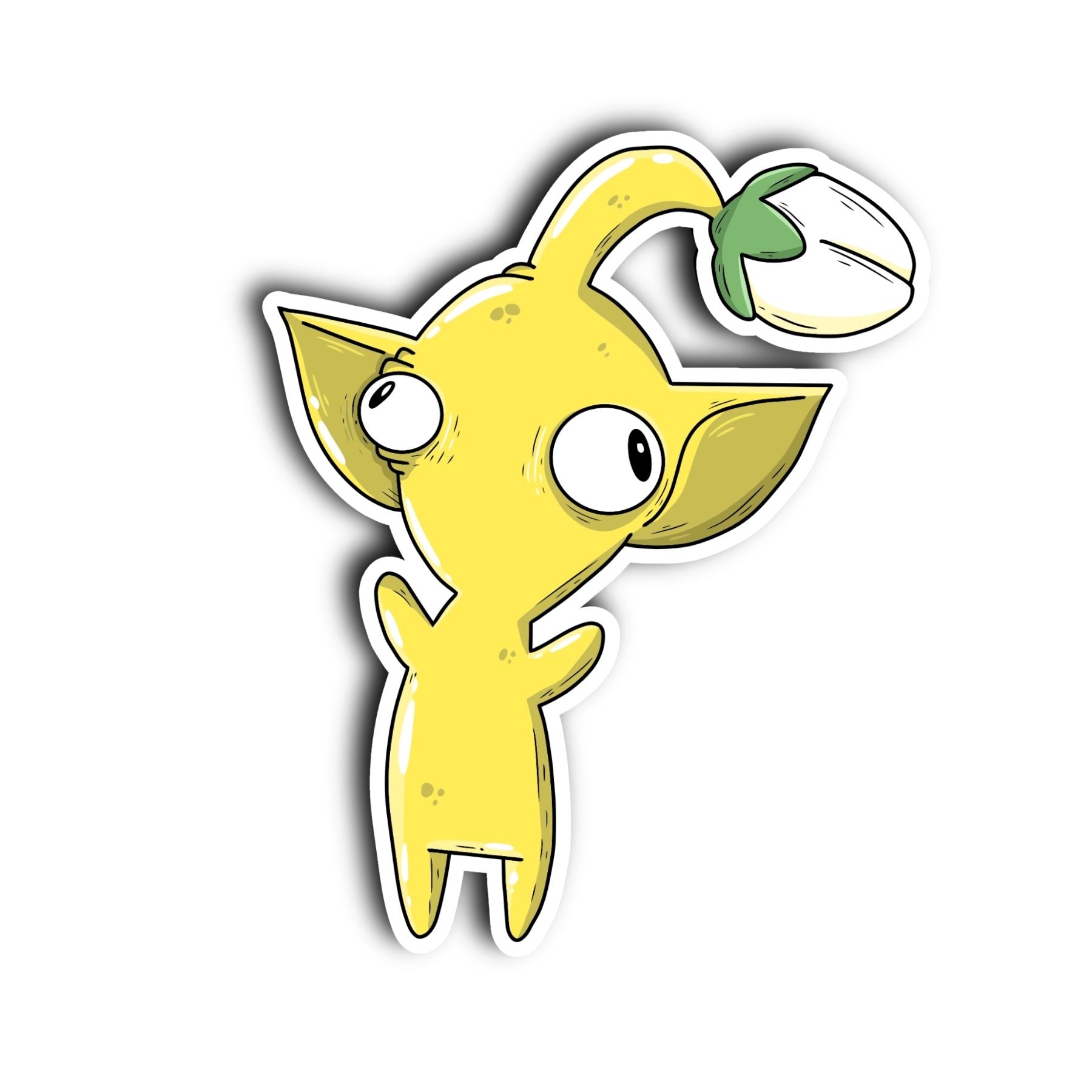 Yellow Pikmin Sticker - Mike Bennett Studios