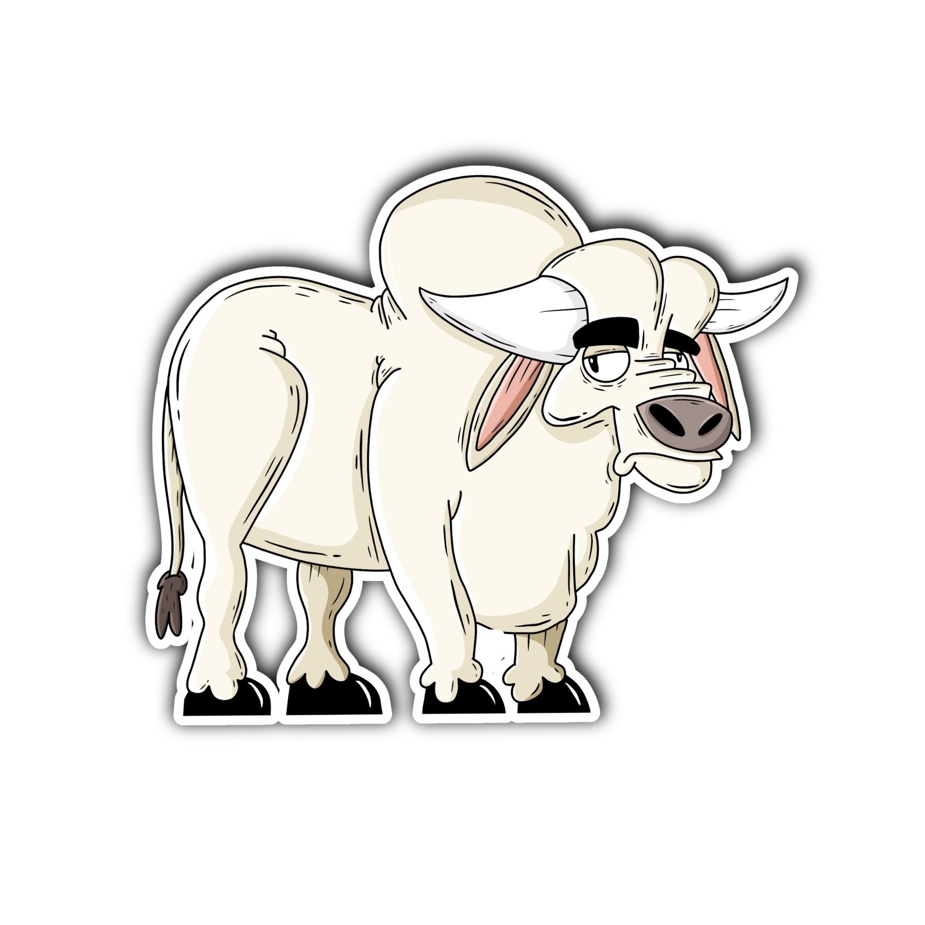 Zebu Sticker - Mike Bennett Studios