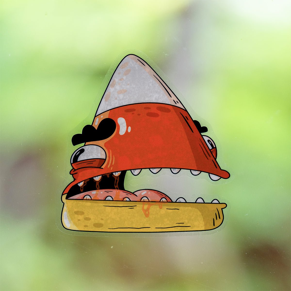 Candy Corn Halloween Window Cling - alternate