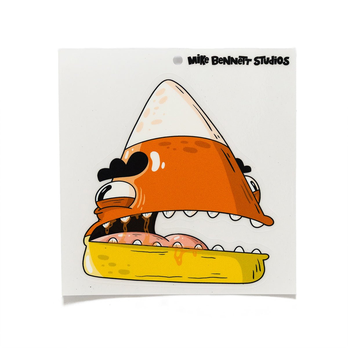 Candy Corn Halloween Window Cling - primary