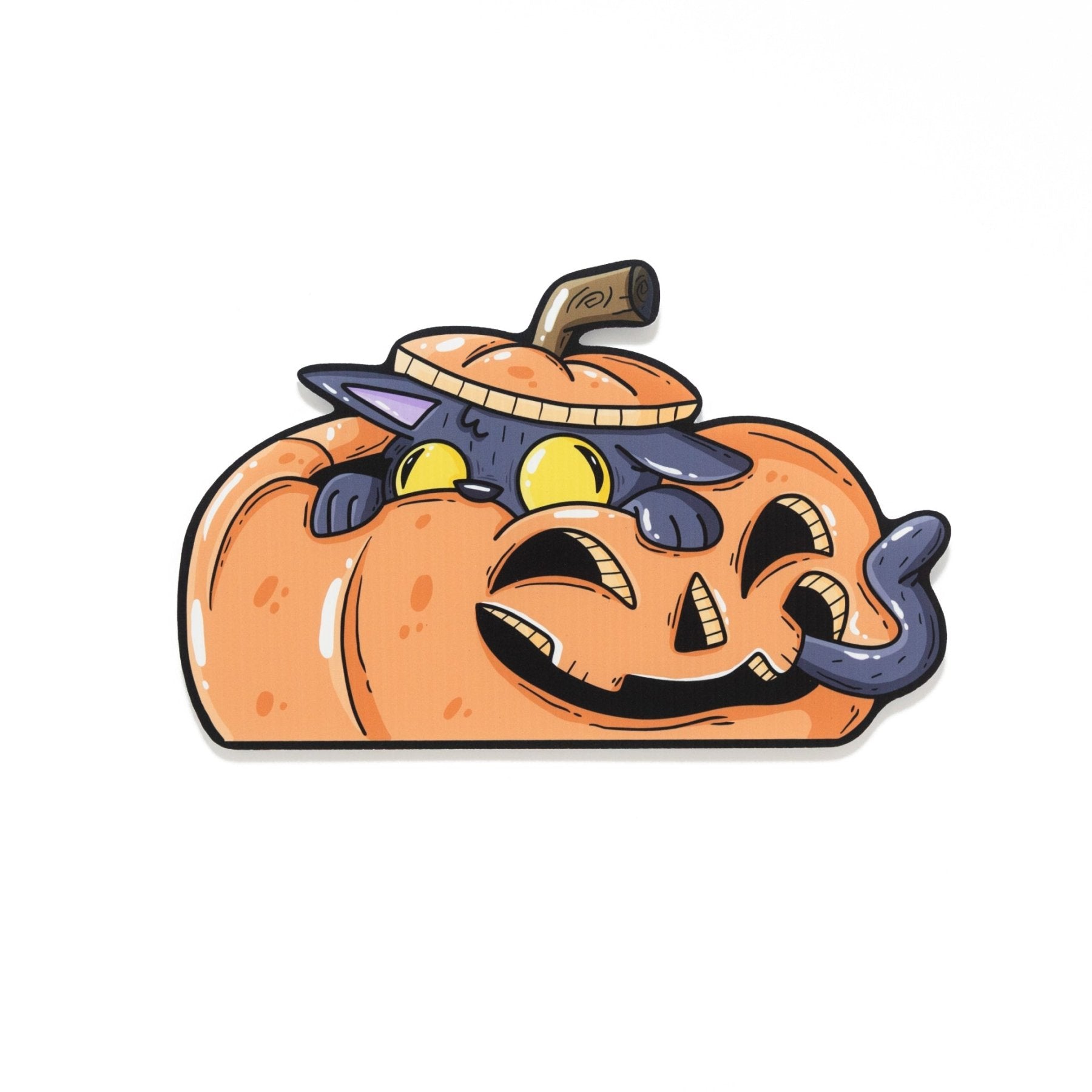 Cat-O-Lantern Halloween Yard Decoration - primary