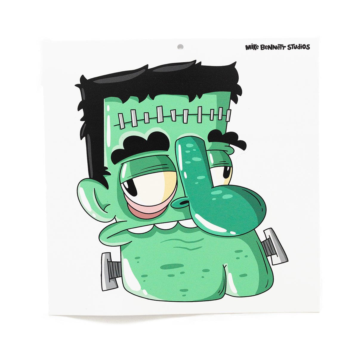 Frankenstein Head Halloween Wall Decal - primary