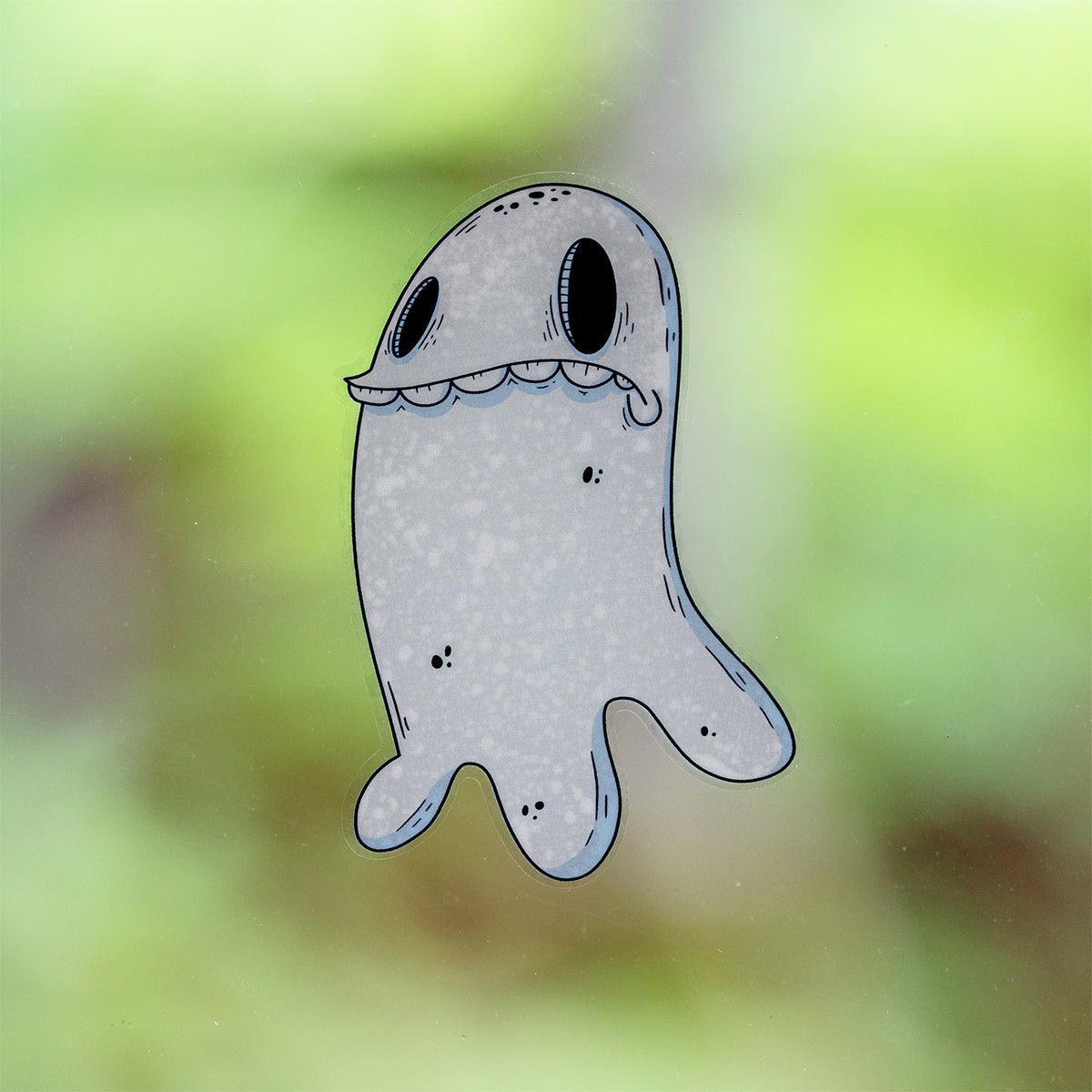 Goob the Ghost Halloween Window Cling - alternate