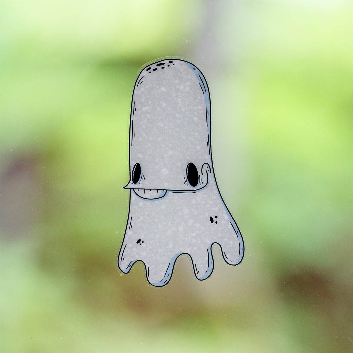 Toots the Ghost Halloween Window Cling - alternate