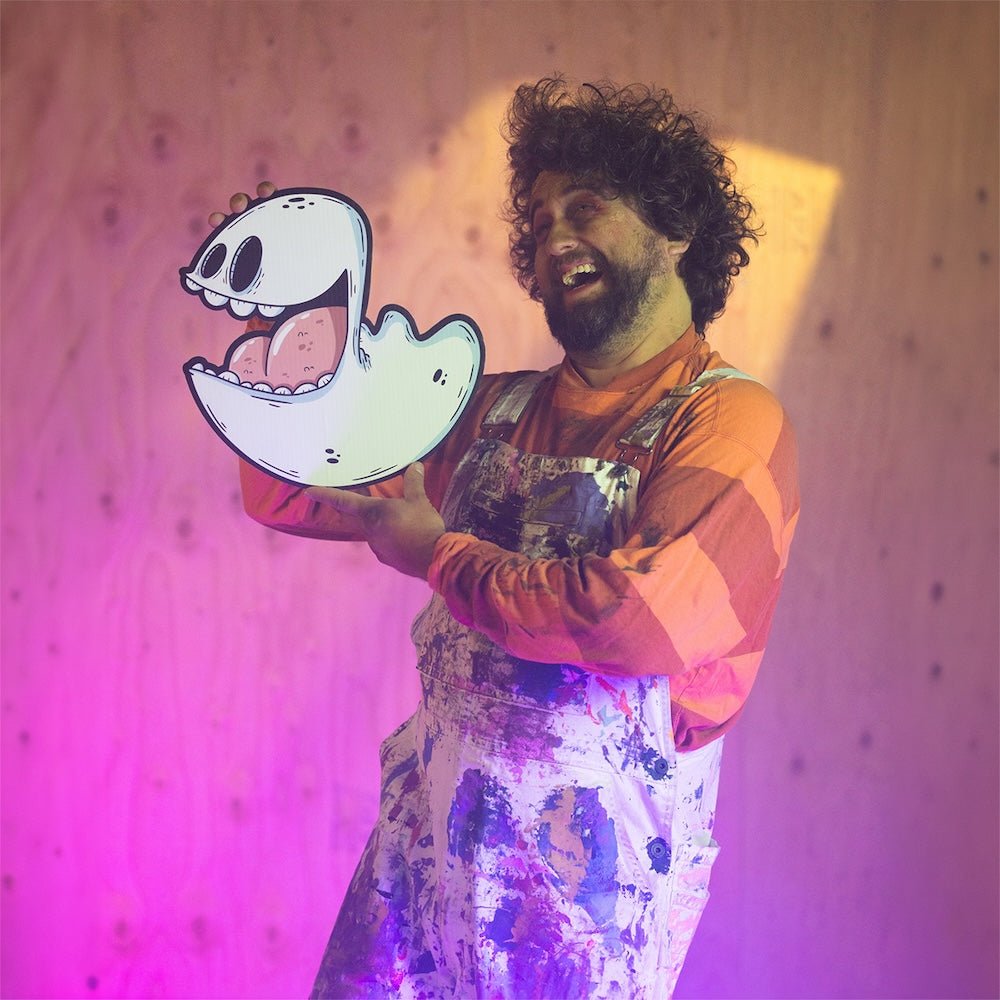 Drew the Ghost Halloween Yard Decoration
