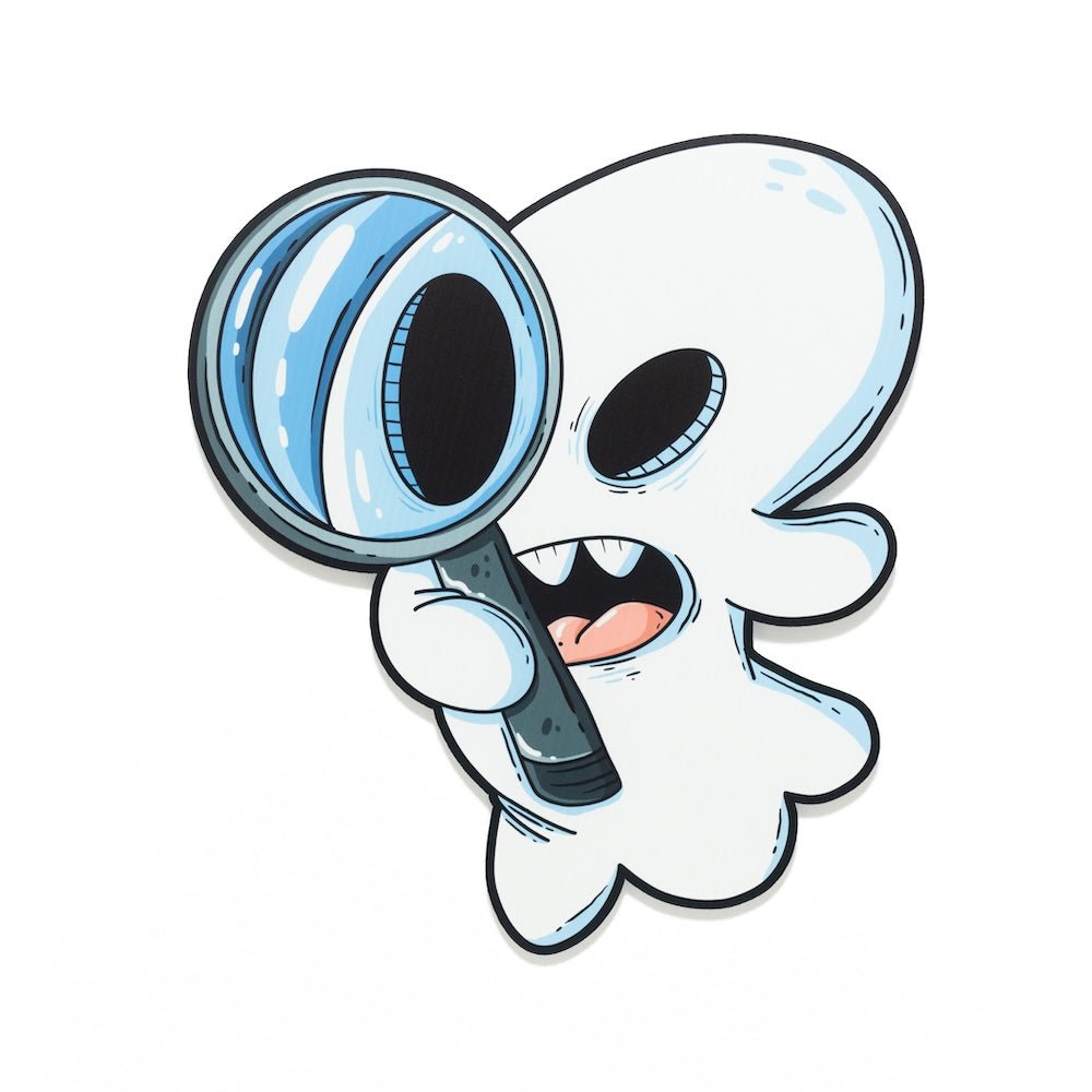 Spying Ghost Halloween Yard Decoration - primary