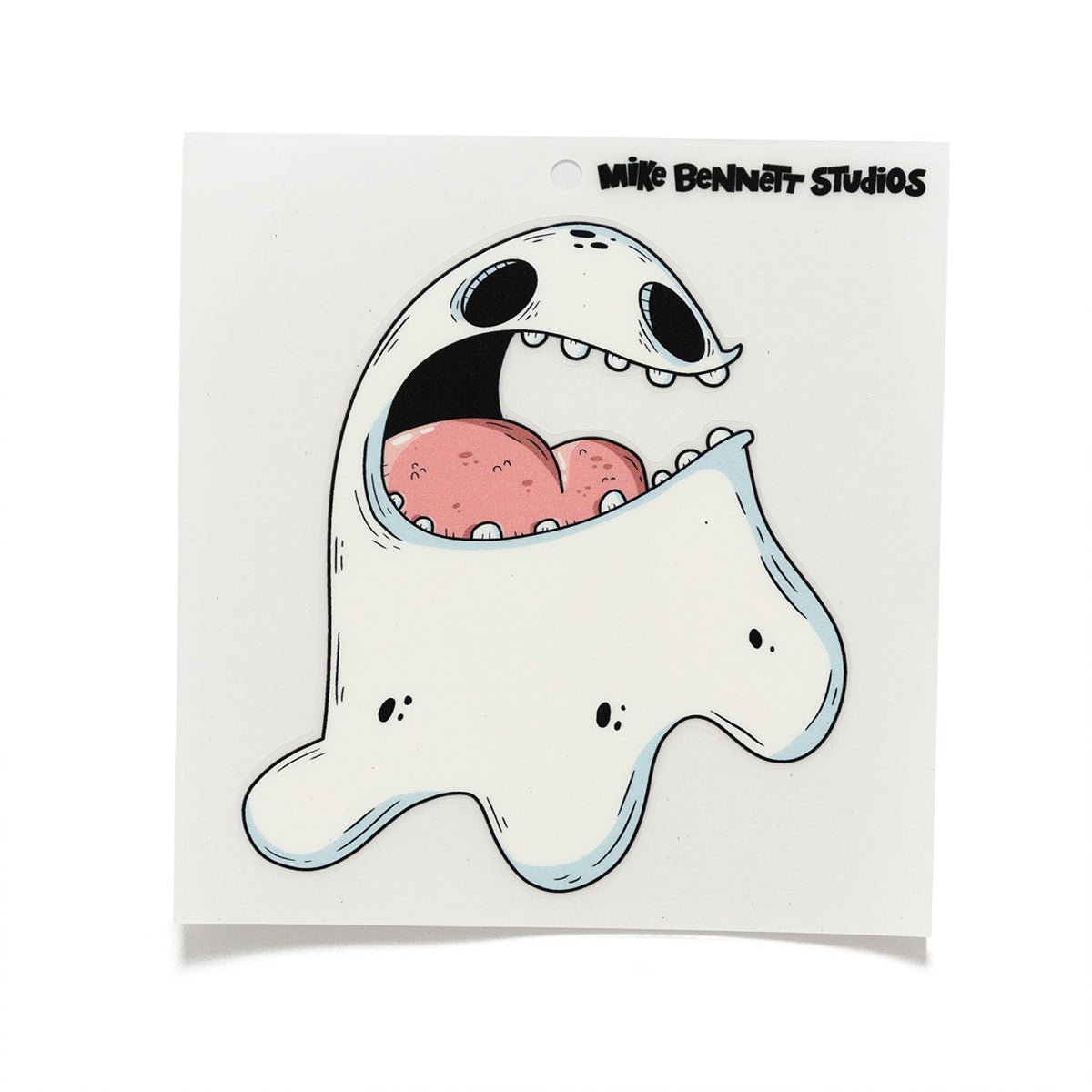 Schubert the Ghost Halloween Window Cling - primary