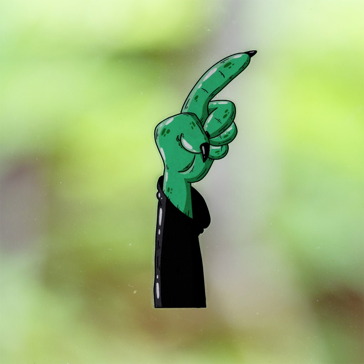 Witch Hand Halloween Window Cling - alternate