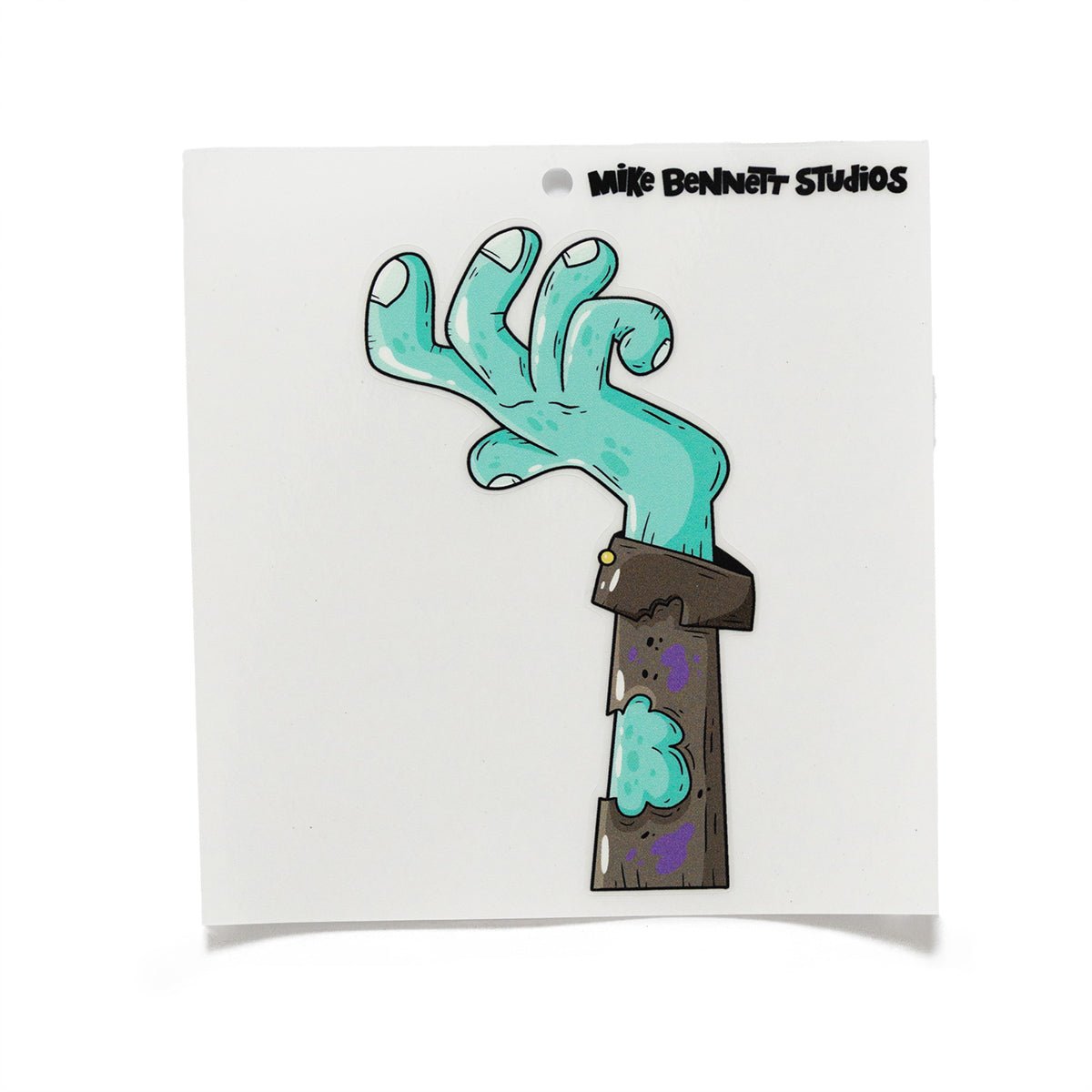 Zombie Hand Halloween Window Cling - primary