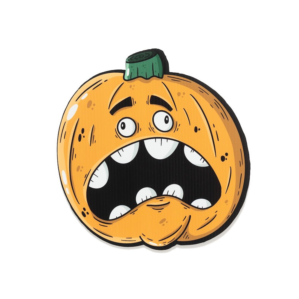 Roundy the Pumpkin Halloween Yard Decoration - primary