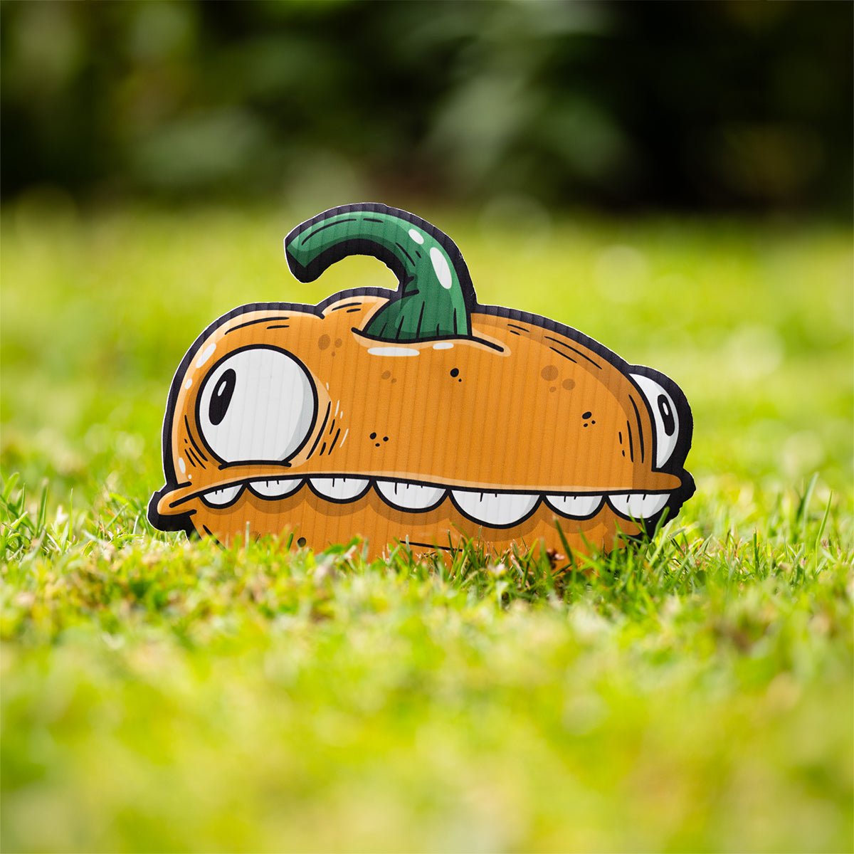 Squat the Pumpkin Halloween Yard Decoration - alternate