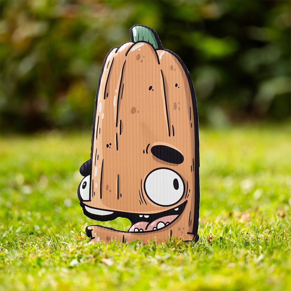 Jim the Pumpkin Halloween Yard Decoration - alternate