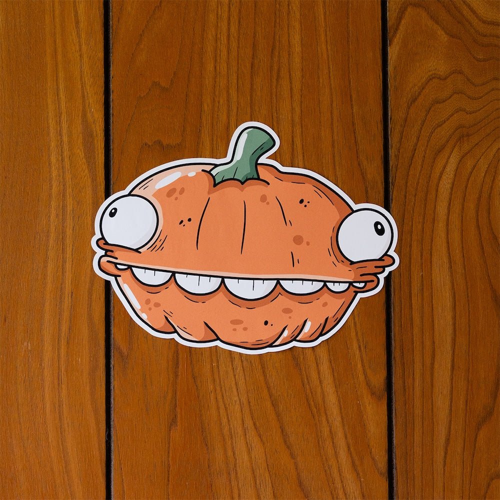 Doodle the Pumpkin Halloween Wall Decal - alternate