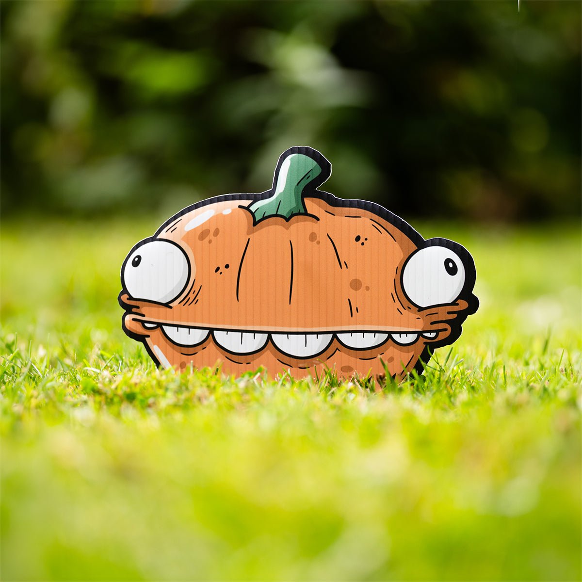 Doodle the Pumpkin Halloween Yard Decoration - alternate