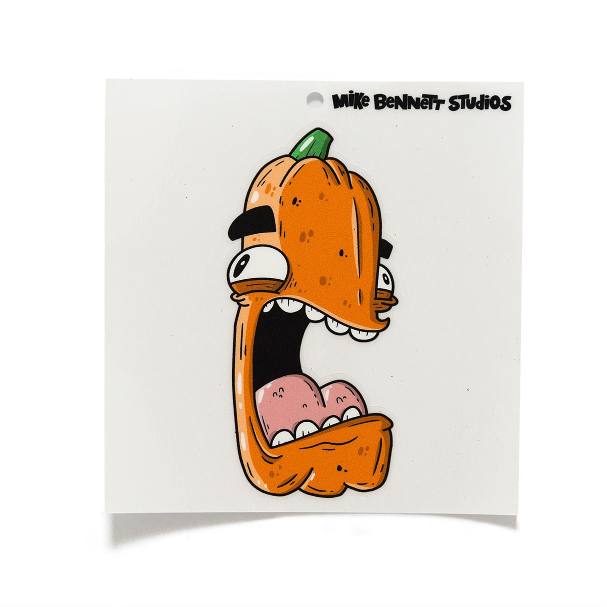 Gordy the Pumpkin Halloween Window Cling - primary