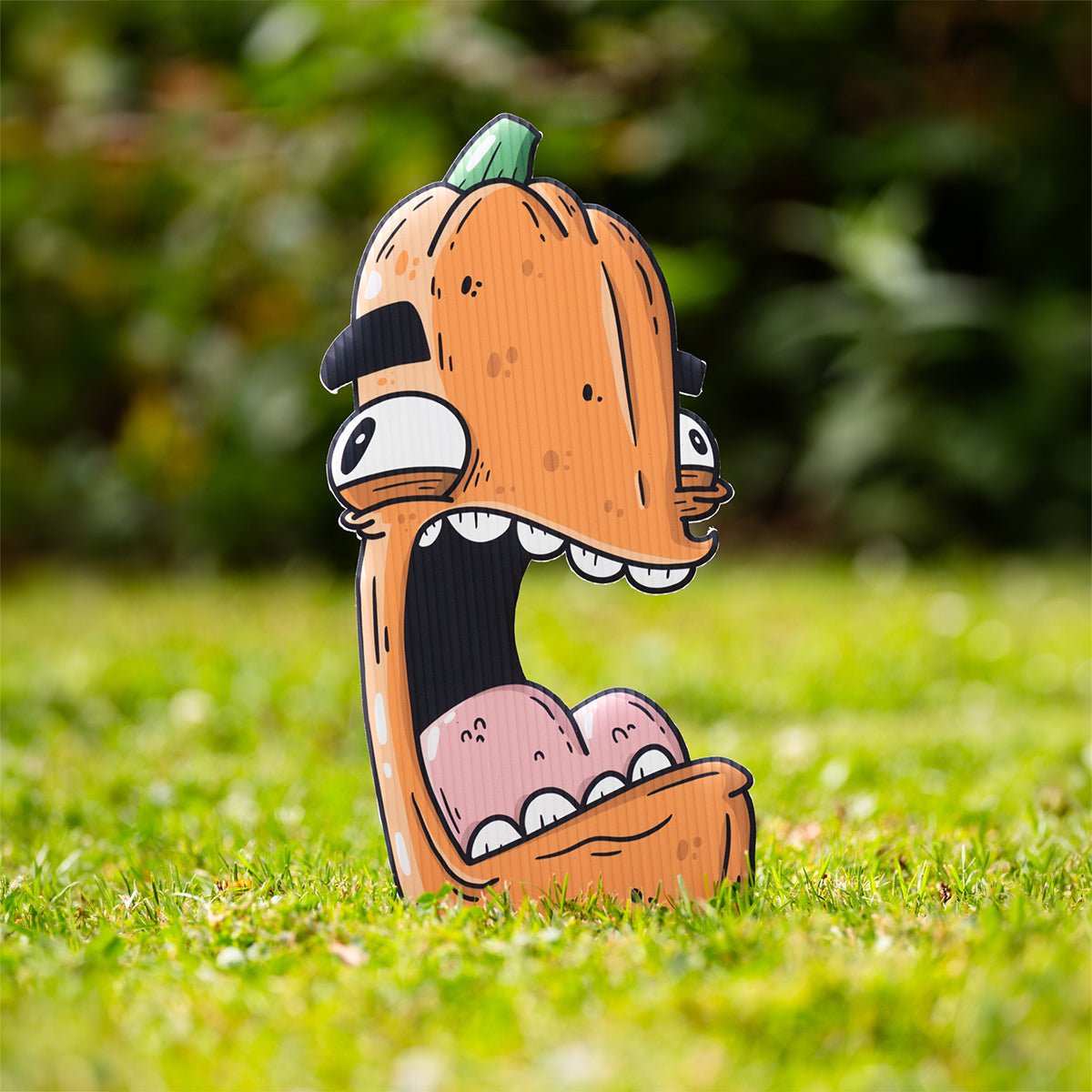 Gordy the Pumpkin Halloween Yard Decoration - alternate
