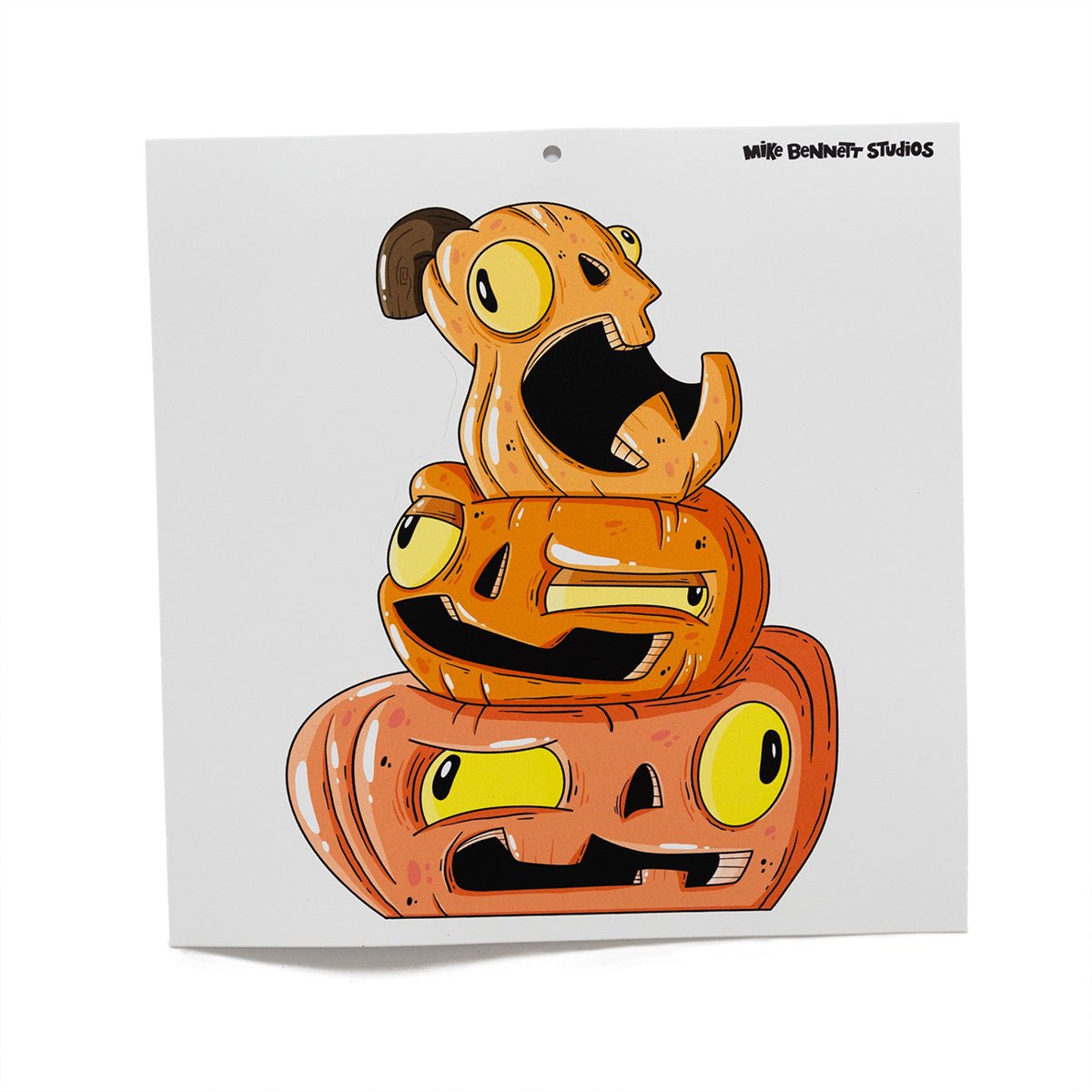 Stacked Pumpkins Halloween Wall Decal - primary