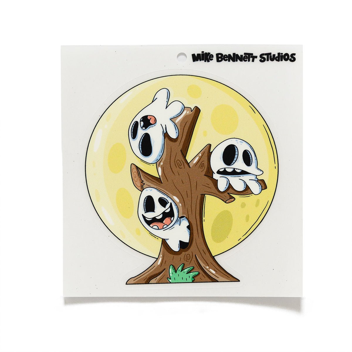 Ghosts Tree Halloween Window Cling - primary
