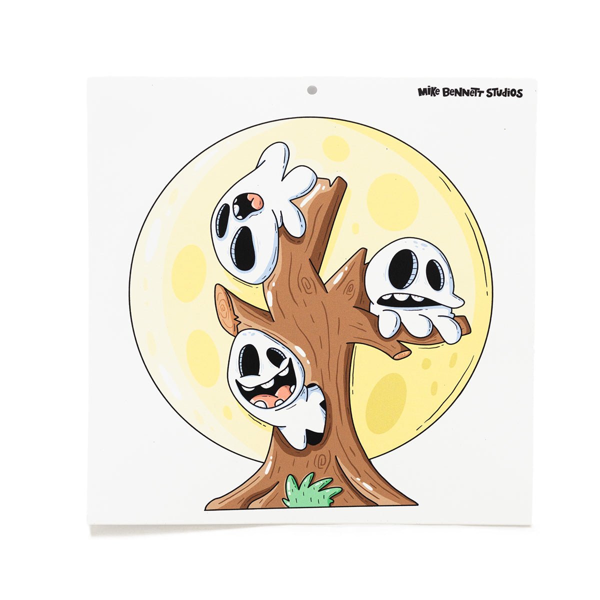 Ghosts Tree Halloween Wall Decal - primary