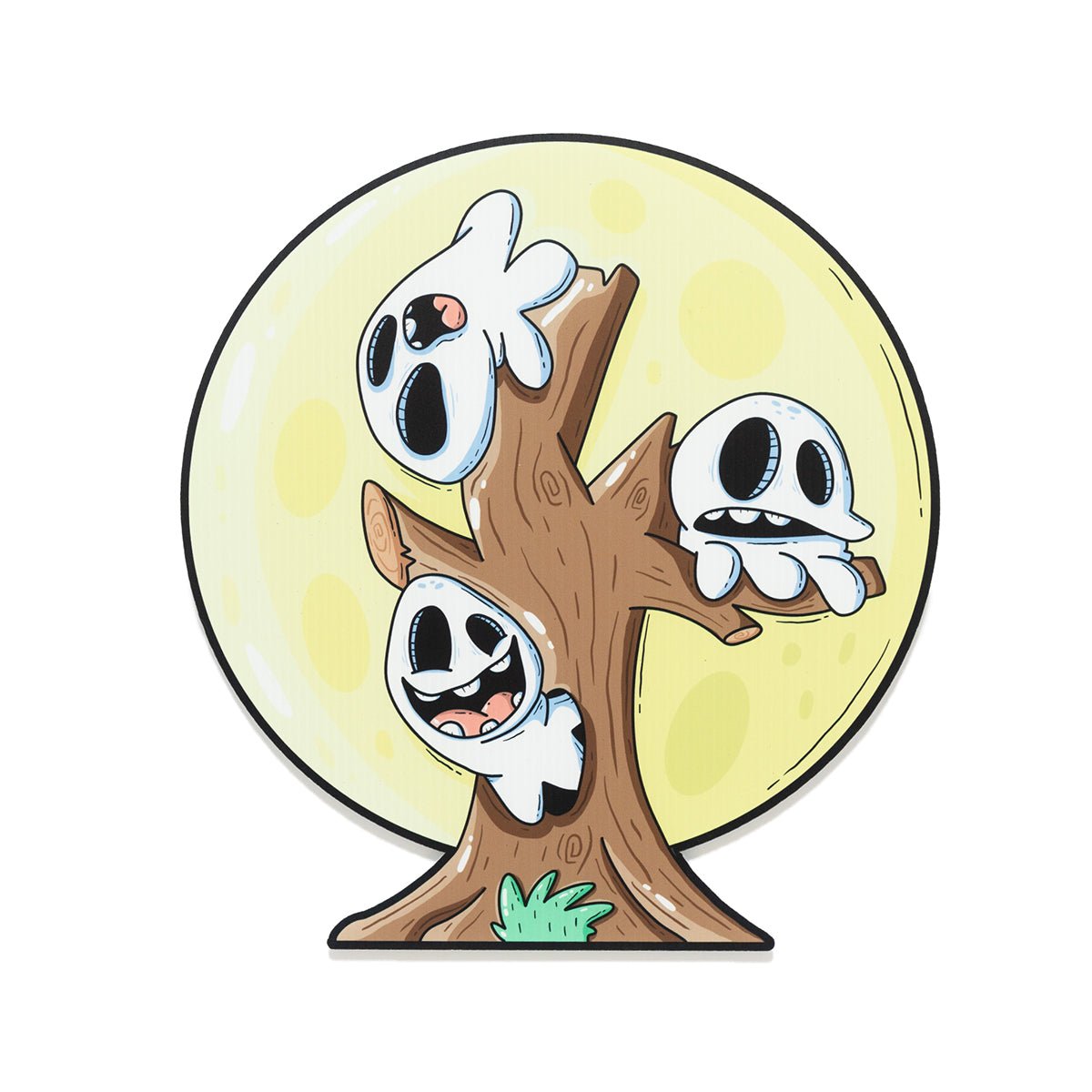 Ghosts Tree Halloween Yard Decoration - primary