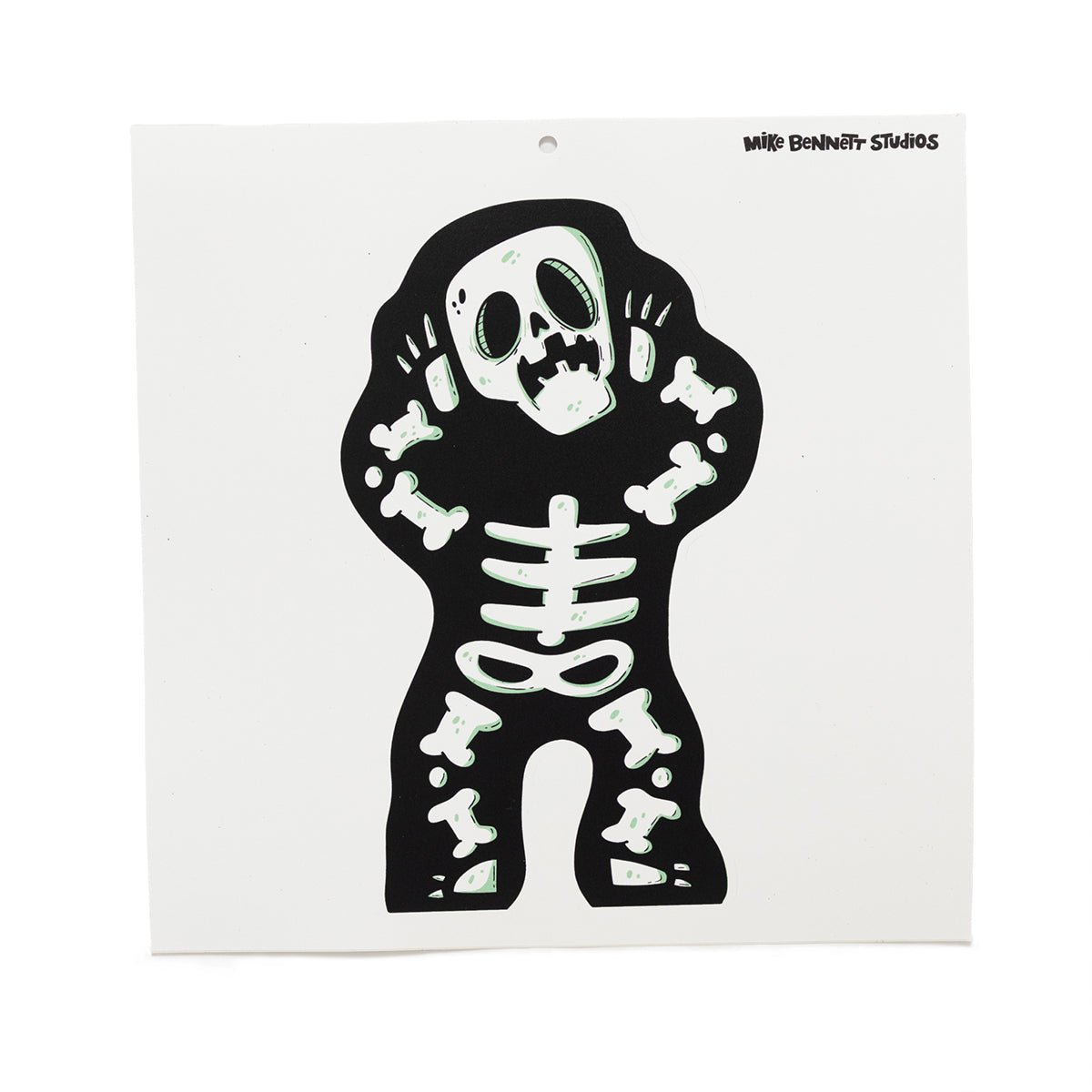 Skeleton Dancing Halloween Wall Decal - primary