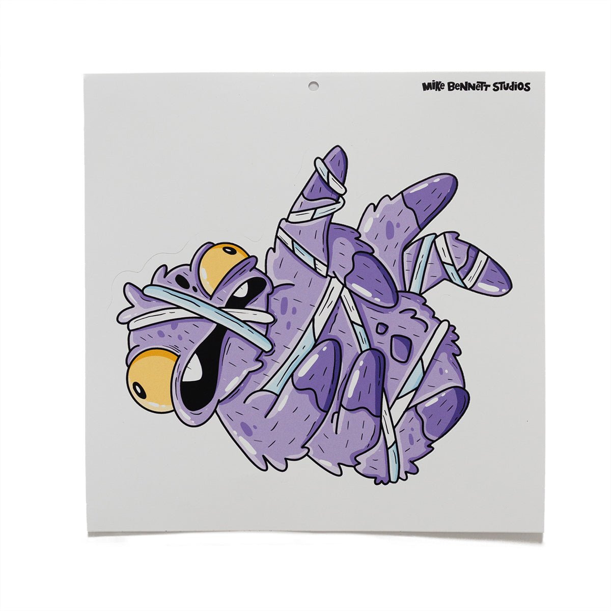 Tangled Spider Halloween Wall Decal - primary