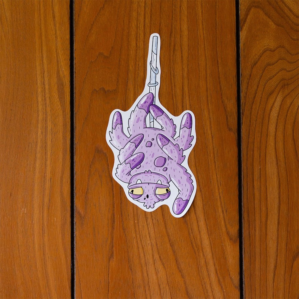 Spider Hanging Halloween Wall Decal - alternate
