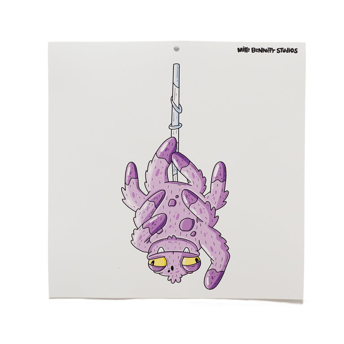 Spider Hanging Halloween Wall Decal - primary