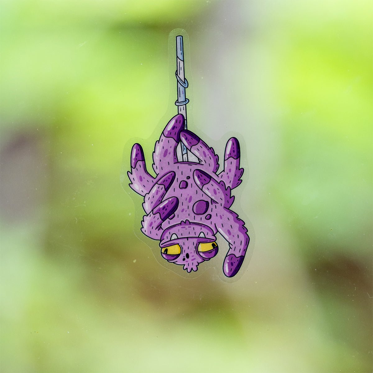 Spider Hanging Halloween Window Cling - alternate