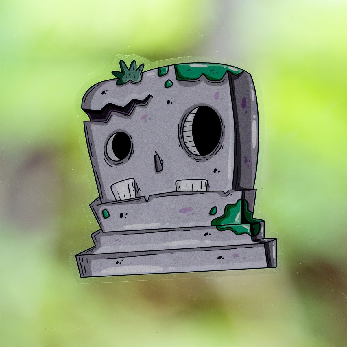 Tombstone I Halloween Window Cling - alternate