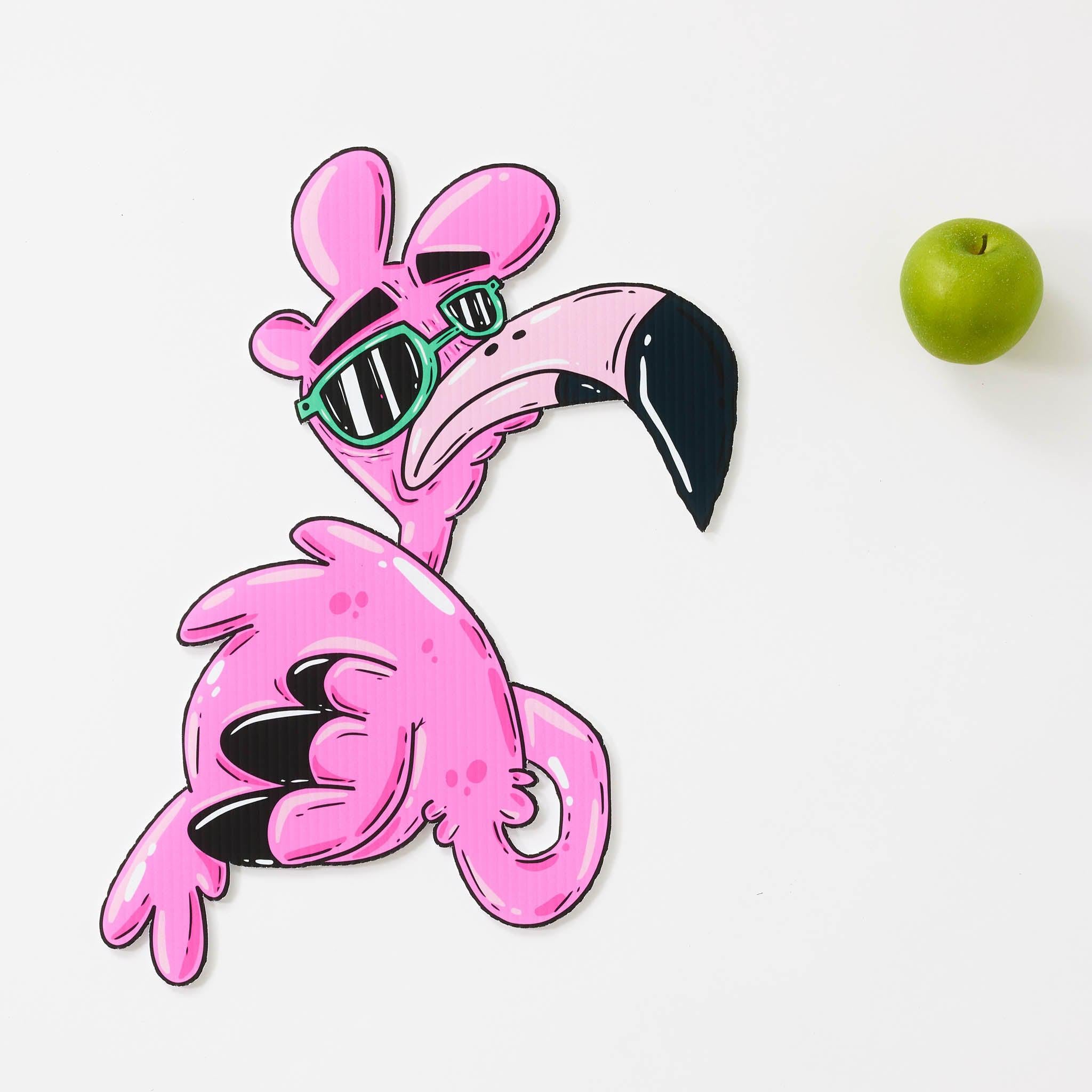 Flamingo "Cool Tony" | Yard Decoration - Mike Bennett Studios