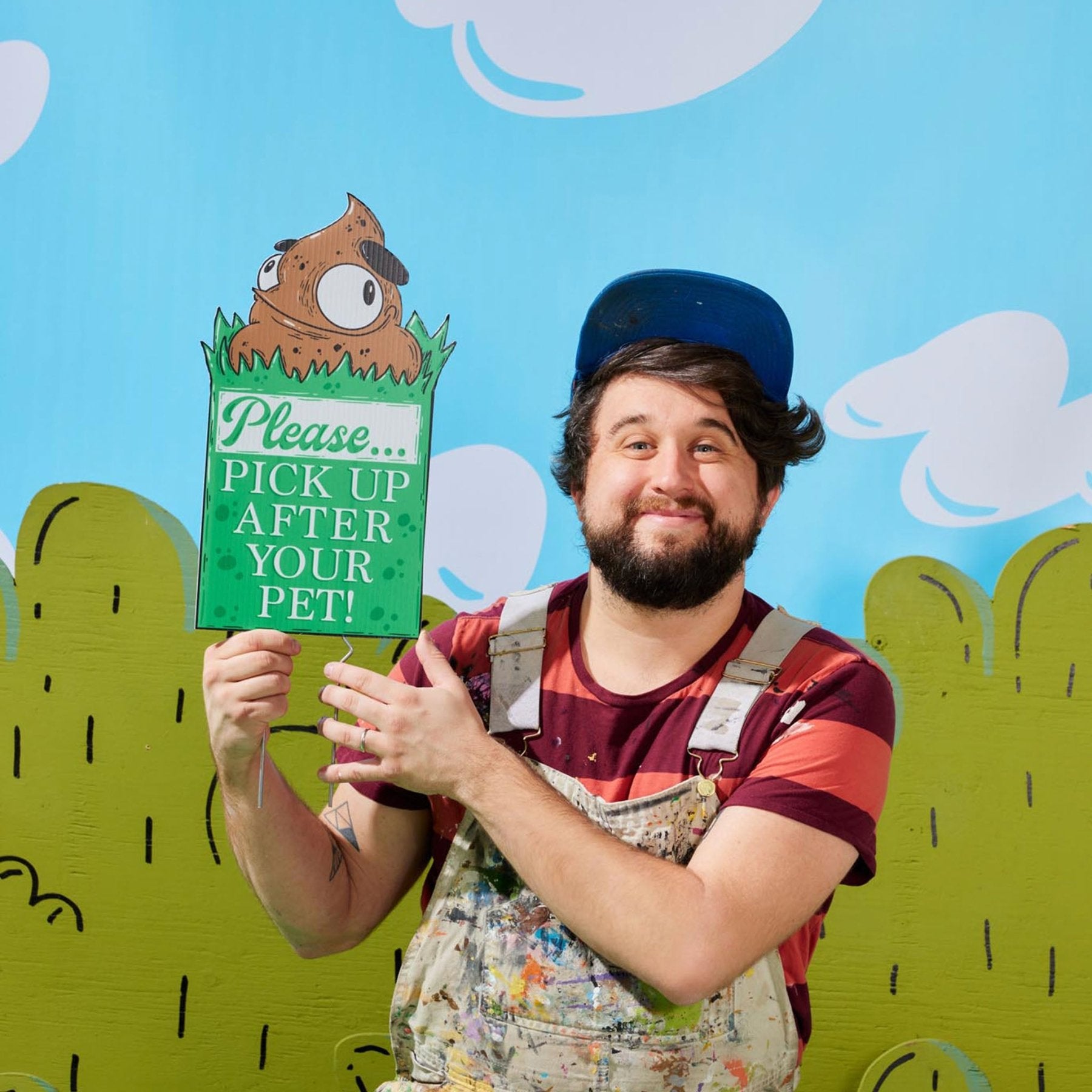 The Stranger "Pick Up After Your Pet" Yard Sign - Mike Bennett Studios