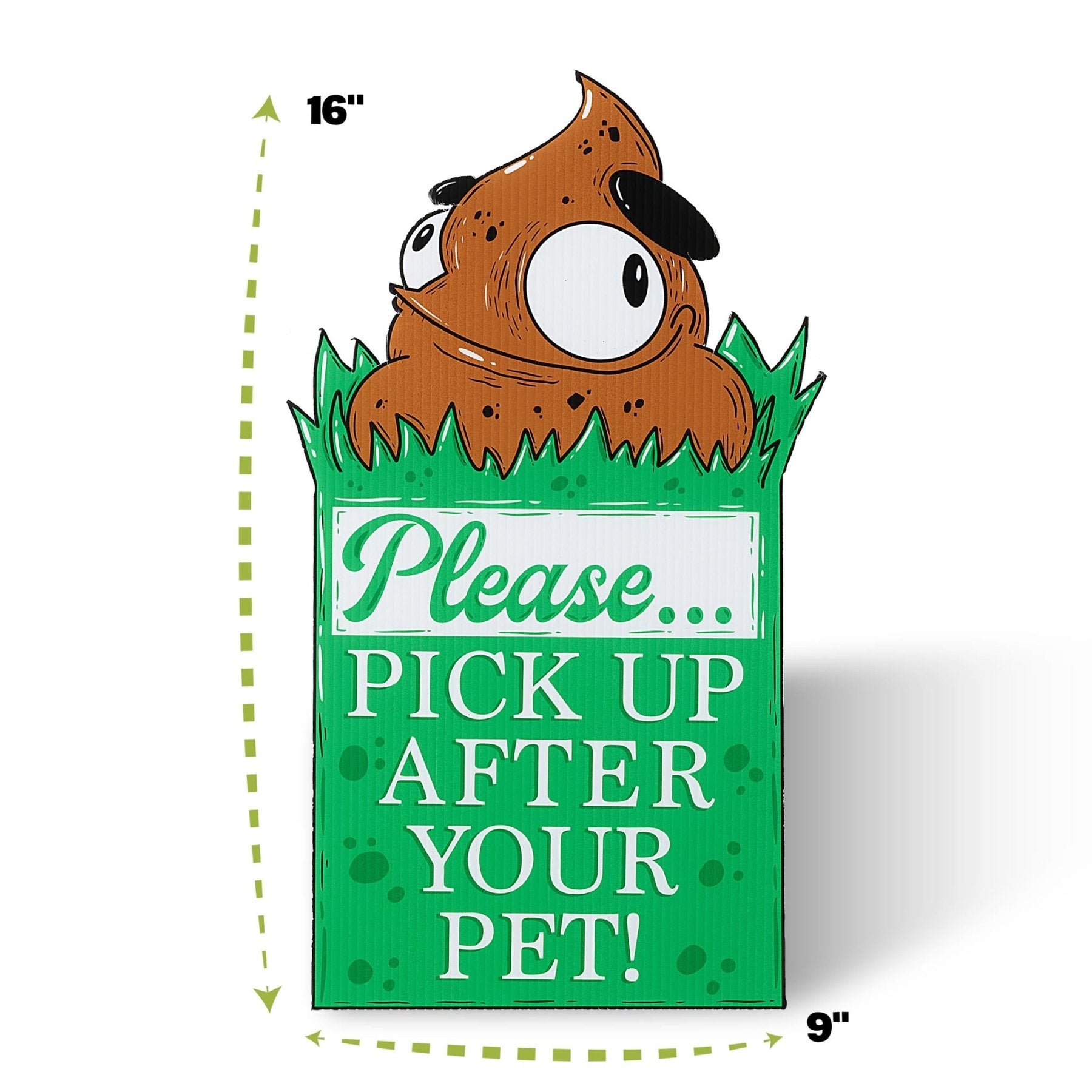 The Stranger "Pick Up After Your Pet" Yard Sign - Mike Bennett Studios